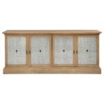 BROCKWAY 4-DOOR DINING SIDEBOARD BUFFET CABINET BARLEY BROWN - Image 3