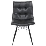 AIKEN UPHOLSTERED DINING SIDE CHAIR CHARCOAL (SET OF 4) - Image 4