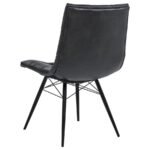 AIKEN UPHOLSTERED DINING SIDE CHAIR CHARCOAL (SET OF 4) - Image 7