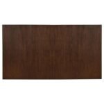 BROCKWAY 104-INCH EXTENSION LEAF DINING TABLE ANTIQUE JAVA - Image 4