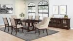 BROCKWAY UPHOLSTERED ARM CHAIR BARLEY JAVA (SET OF 2) - Image 10