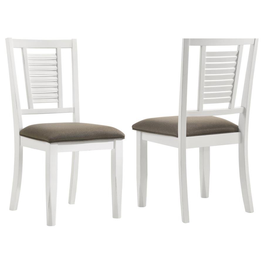 110412_001x900.jpg APPLETON WOOD DINING SIDE CHAIR DISTRESSED WHITE (SET OF 2) - Image 1