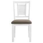 APPLETON WOOD DINING SIDE CHAIR DISTRESSED WHITE (SET OF 2) - Image 4