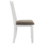 APPLETON WOOD DINING SIDE CHAIR DISTRESSED WHITE (SET OF 2) - Image 9