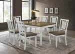 APPLETON WOOD DINING SIDE CHAIR DISTRESSED WHITE (SET OF 2) - Image 14