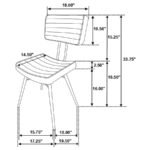 PARTRIDGE 6-PIECE DINING SET NATURAL SHEESHAM AND ESPRESSO - Image 13