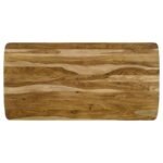 PARTRIDGE RECTANGULAR 80-INCH DINING TABLE NATURAL SHEESHAM - Image 6