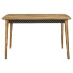 PARTRIDGE 7-PIECE COUNTER DINING SET ESPRESSO AND CAMEL - Image 4