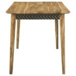 PARTRIDGE 7-PIECE COUNTER DINING SET ESPRESSO AND CAMEL - Image 5