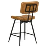 PARTRIDGE 7-PIECE COUNTER DINING SET ESPRESSO AND CAMEL - Image 9