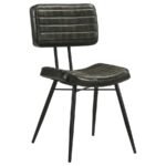 MISTY LEATHER UPHOLSTERED DINING CHAIR ESPRESSO (SET OF 2) - Image 3