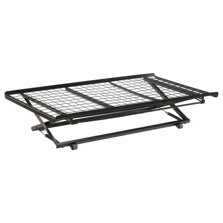 1137_01x900.jpg EDEN METAL TWIN POP UP TRUNDLE BED BLACK - Image 1