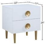 Zayne Wood Veneer Nightstand - Image 10