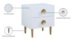 Zayne Wood Veneer Nightstand - Image 11