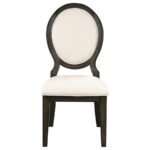 TWYLA OVAL BACK DINING SIDE CHAIR DARK COCOA (SET OF 2) - Image 4