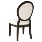 TWYLA OVAL BACK DINING SIDE CHAIR DARK COCOA (SET OF 2) - Image 7