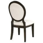 TWYLA OVAL BACK DINING SIDE CHAIR DARK COCOA (SET OF 2) - Image 8