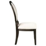 TWYLA OVAL BACK DINING SIDE CHAIR DARK COCOA (SET OF 2) - Image 9