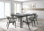 STEVIE PADDED WOOD DINING ARM CHAIR BLACK (SET OF 2) - Image 14