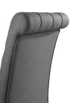ALANA FABRIC UPHOLSTERED DINING SIDE CHAIR GREY (SET OF 2) - Image 10