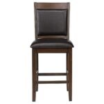 DEWEY 5-PIECE RECTANGULAR DINING TABLE SET WALNUT - Image 8