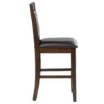 DEWEY 5-PIECE RECTANGULAR DINING TABLE SET WALNUT - Image 10