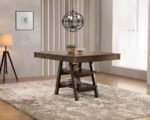 DEWEY RECTANGULAR 60-INCH COUNTER HEIGHT DINING TABLE WALNUT - Image 2