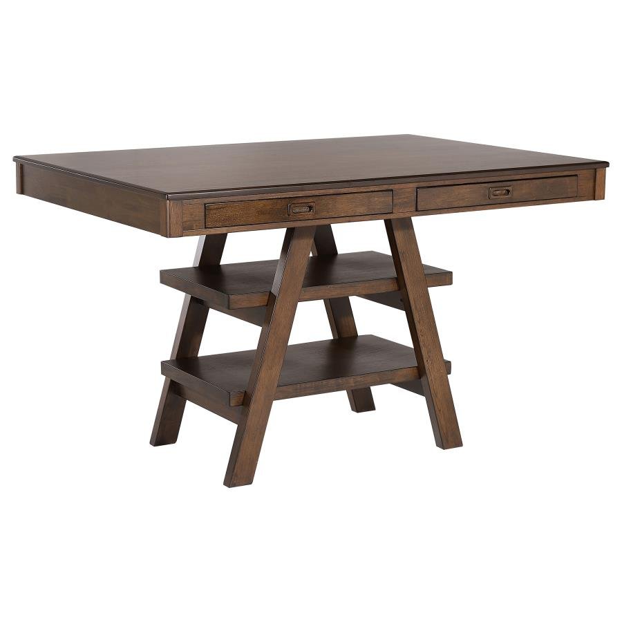 115208_02x900.jpg DEWEY RECTANGULAR 60-INCH COUNTER HEIGHT DINING TABLE WALNUT - Image 1
