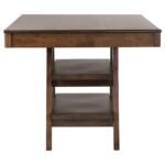 DEWEY RECTANGULAR 60-INCH COUNTER HEIGHT DINING TABLE WALNUT - Image 5