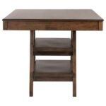 DEWEY RECTANGULAR 60-INCH COUNTER HEIGHT DINING TABLE WALNUT - Image 6