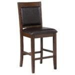 DEWEY UPHOLSTERED COUNTER CHAIR WALNUT (SET OF 2) - Image 3