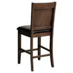 DEWEY UPHOLSTERED COUNTER CHAIR WALNUT (SET OF 2) - Image 7