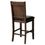 DEWEY UPHOLSTERED COUNTER CHAIR WALNUT (SET OF 2) - Image 8