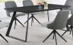 SMITH RECTANGULAR 71-INCH CERAMIC TOP DINING TABLE BLACK - Image 2