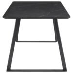 SMITH RECTANGULAR 71-INCH CERAMIC TOP DINING TABLE BLACK - Image 4