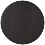 LEANDRO 60-INCH ROUND DINING TABLE BURNISHED BLACK - Image 5