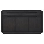 LEANDRO 2-DRAWER DINING SIDEBOARD SERVER BURNISHED BLACK - Image 3