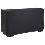 LEANDRO 2-DRAWER DINING SIDEBOARD SERVER BURNISHED BLACK - Image 6