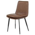 ORTEGA UPHOLSTERED DINING SIDE CHAIR COFFEE (SET OF 2) - Image 5