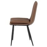 ORTEGA UPHOLSTERED DINING SIDE CHAIR COFFEE (SET OF 2) - Image 6