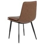 ORTEGA UPHOLSTERED DINING SIDE CHAIR COFFEE (SET OF 2) - Image 7