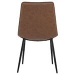 ORTEGA UPHOLSTERED DINING SIDE CHAIR COFFEE (SET OF 2) - Image 8
