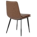 ORTEGA UPHOLSTERED DINING SIDE CHAIR COFFEE (SET OF 2) - Image 9