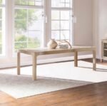 SOLANO 90-INCH EXTENSION DINING TABLE WEATHERED MANGO - Image 2