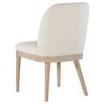 SOLANO UPHOLSTERED DINING SIDE CHAIR BEIGE (SET OF 2) - Image 7