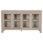 SOLANO SLIDING DOOR DINING SIDEBOARD SERVER WEATHERED MANGO - Image 4