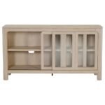 SOLANO SLIDING DOOR DINING SIDEBOARD SERVER WEATHERED MANGO - Image 5