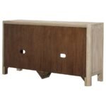 SOLANO SLIDING DOOR DINING SIDEBOARD SERVER WEATHERED MANGO - Image 10