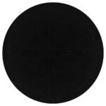 FLORENCE ROUND 60-INCH PEDESTAL BASE DINING TABLE BLACK - Image 4