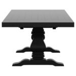 FLORENCE 7-PIECE 126-INCH EXTENSION DINING TABLE SET BEIGE - Image 4